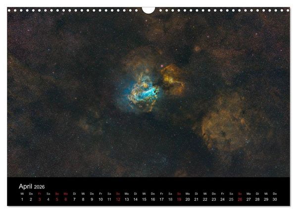 Produktbild: Universum - Eine Reise zu den Sternen (Wandkalender 2026 DIN A3 quer), CALVENDO Monatskalender
