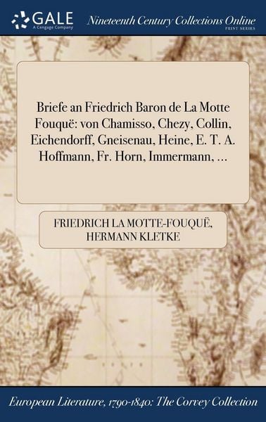 Produktbild: Briefe an Friedrich Baron de La Motte Fouqu&euml;
