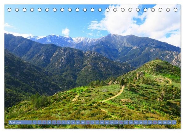 Produktbild: Korsika - Wandern zu den Naturwundern (Tischkalender 2026 DIN A5 quer), CALVENDO Monatskalender