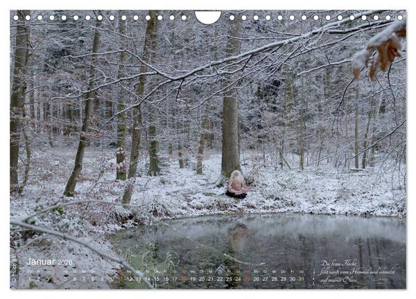 Produktbild: HAIKU AM TEICH (Wandkalender 2026 DIN A4 quer), CALVENDO Monatskalender