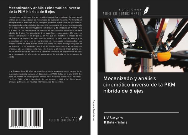 Produktbild: Mecanizado y an&aacute;lisis cinem&aacute;tico inverso de la PKM h&iacute;brida de 5 ejes