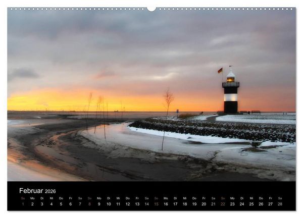 Produktbild: Leuchtturm "Kleiner Preu&szlig;e" (Wandkalender 2026 DIN A2 quer), CALVENDO Monatskalender