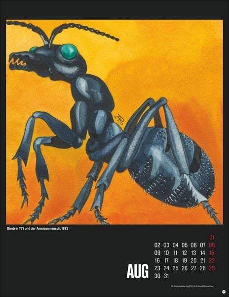 Produktbild: Die drei ??? Posterkalender 2027