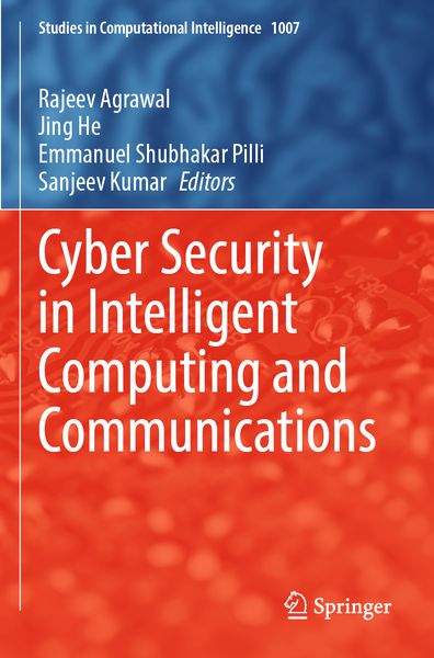 Produktbild: Cyber Security in Intelligent Computing and Communications