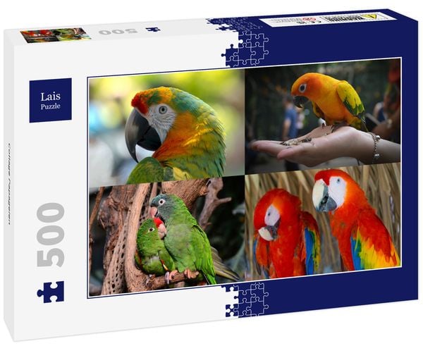 Lais Puzzle Collage Papageien 500 Teile