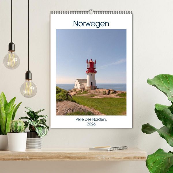 Produktbild: Norwegen - Perle des Nordens (Wandkalender 2026 DIN A2 hoch), CALVENDO Monatskalender