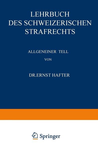 Produktbild: Lehrbuch des Schweizerischen Strafrechts