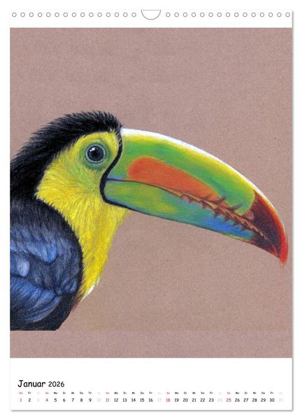 Produktbild: Wildlife Portraits (Wandkalender 2026 DIN A3 hoch), CALVENDO Monatskalender