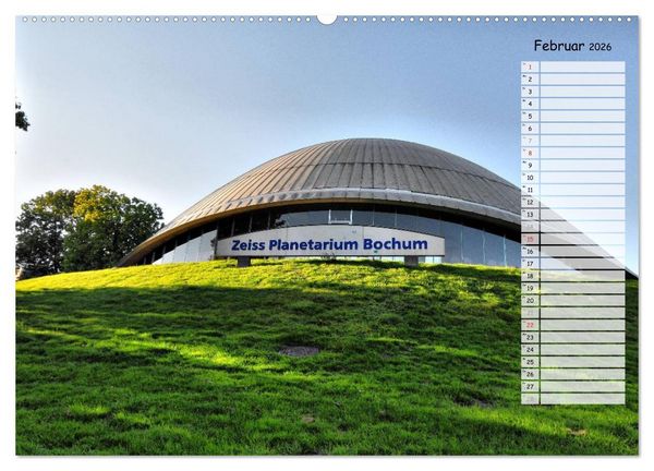 Produktbild: Bochum / Geburtstagskalender (Wandkalender 2026 DIN A2 quer), CALVENDO Monatskalender
