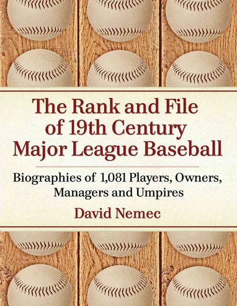 Produktbild: The Rank and File of 19th Century Major League Baseball