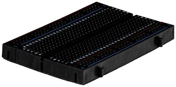 Produktbild: Joy-it RB-Breadboard3-B Steckplatine selbstklebend Schwarz Polzahl Gesamt 400 (L x B x H) 84 x 54 x 10 mm 1 St.