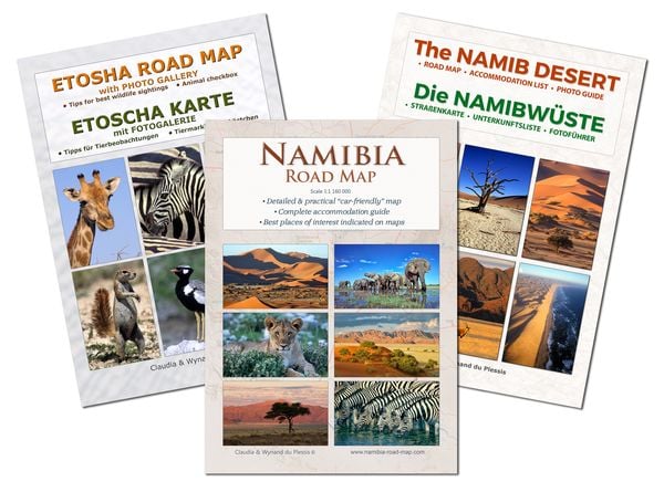 Produktbild: Das komplette Kartenset NAMIBIA (3-teilig)