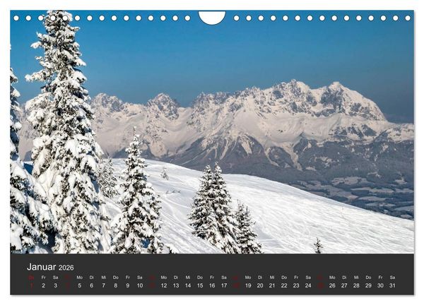 Produktbild: Der Wilde Kaiser, das Kletterparadies bei Kitzb&uuml;hel (Wandkalender 2026 DIN A4 quer), CALVENDO Monatskalender