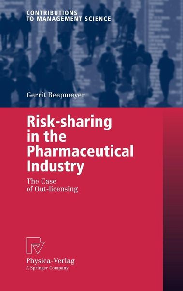 Produktbild: Risk-sharing in the Pharmaceutical Industry