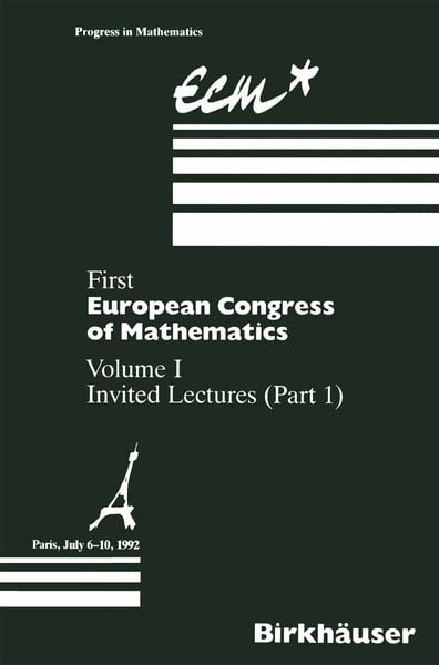 Produktbild: First European Congress of Mathematics