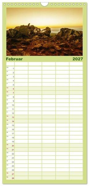 Produktbild: Familienplaner 2027 - Der Harz einfach magisch mit 5 Spalten (Wandkalender, 21 x 45 cm) CALVENDO
