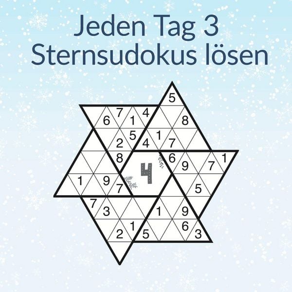 Produktbild: 24 DAYS R&Auml;TSELADVENTSKALENDER &ndash; Sternsudoku