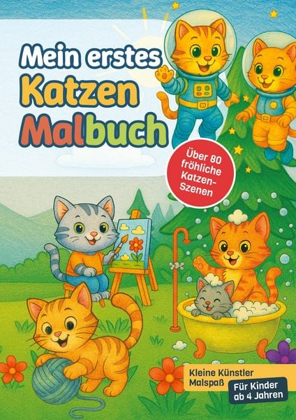 Produktbild: Mein erstes Katzen-Malbuch