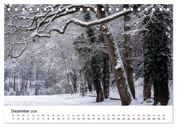 Produktbild: Wege in der Natur - Kraichgau und Enzkreis (Tischkalender 2026 DIN A5 quer), CALVENDO Monatskalender