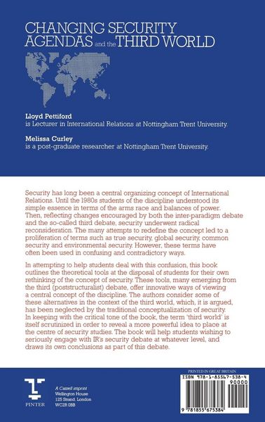 Produktbild: Changing Security Agendas and the Third World