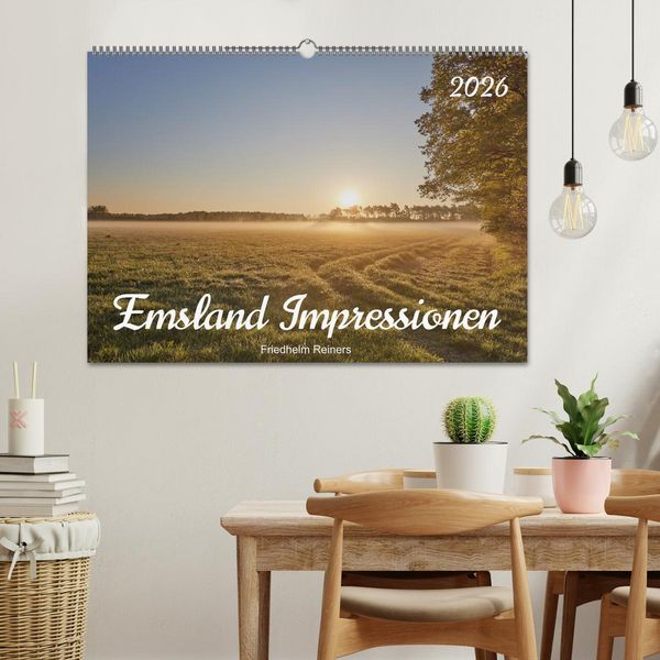 Produktbild: Emsland Impressionen (Wandkalender 2026 DIN A2 quer), CALVENDO Monatskalender