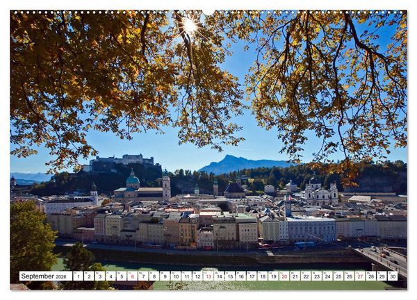Produktbild: Mein sch&ouml;nes Salzburg (hochwertiger Premium Wandkalender 2026 DIN A2 quer), Kunstdruck in Hochglanz