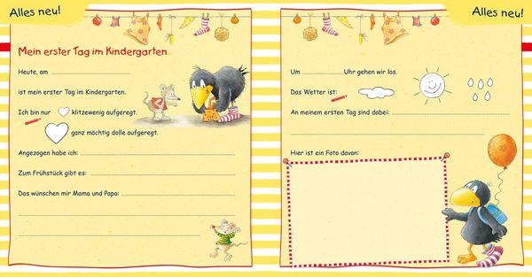 Produktbild: Der kleine Rabe Socke: Mein erstes Jahr im Kindergarten