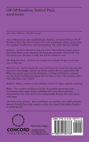Produktbild: Off Off Broadway Festival Plays, 43rd Series