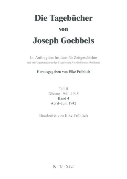 Produktbild: April - Juni 1942