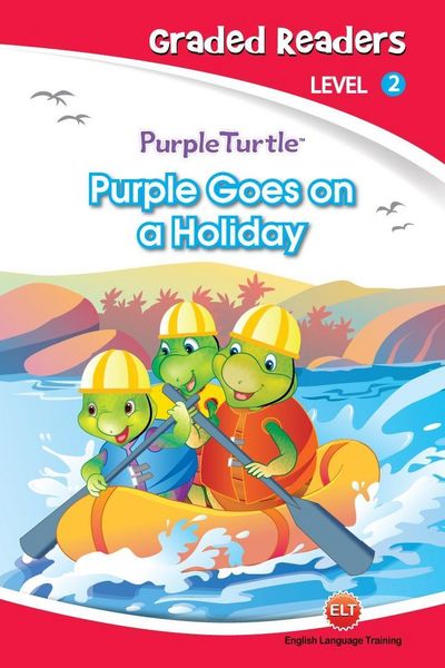 Produktbild: Purple Goes on a Holiday (Purple Turtle, English Graded Readers, Level 2)