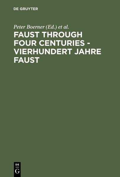 Produktbild: Faust through Four Centuries - Vierhundert Jahre Faust