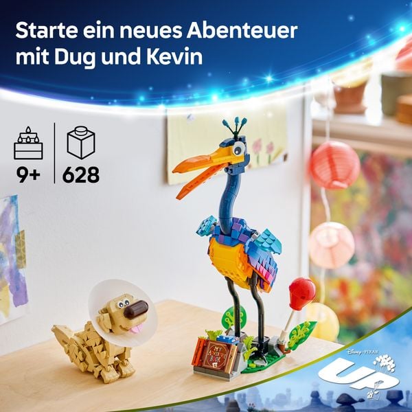 Produktbild: LEGO ǀ Disney and Pixar 43290 Kevin und Dug, Spielzeug Golden Retriever