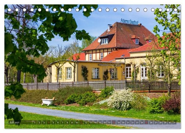 Produktbild: Moritzburg mit Schlossansichten (Tischkalender 2027 DIN A5 quer), CALVENDO Monatskalender