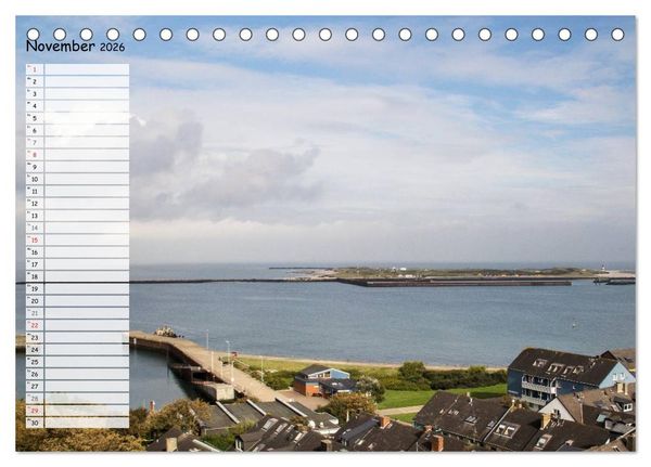 Produktbild: Helgoland - idyllische Nordseeinsel (Tischkalender 2026 DIN A5 quer), CALVENDO Monatskalender