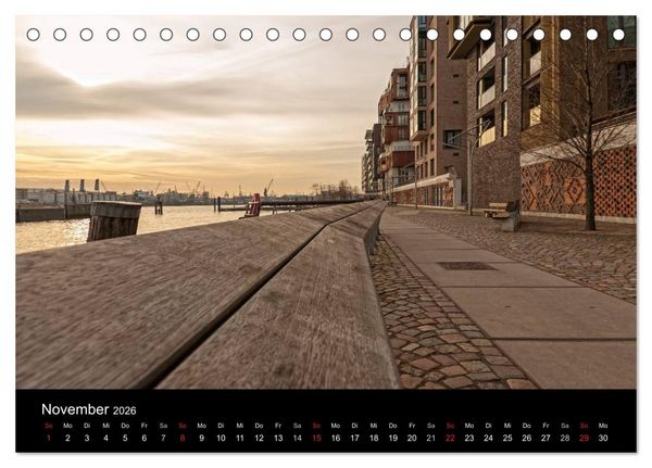 Produktbild: Hamburg . Das Tor zur Welt... (Tischkalender 2026 DIN A5 quer), CALVENDO Monatskalender