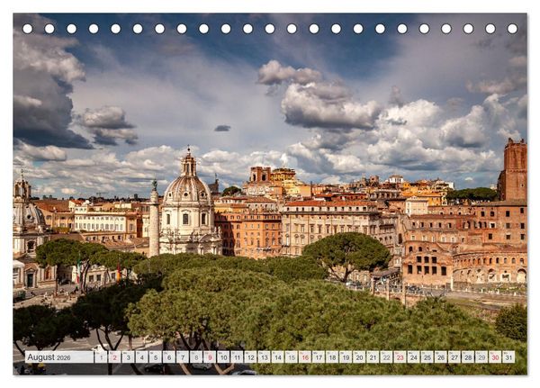 Produktbild: Italien - Rom (Tischkalender 2026 DIN A5 quer), CALVENDO Monatskalender