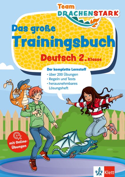 Produktbild: Klett Team Drachenstark: Das gro&szlig;e Trainingsbuch Deutsch 2. Klasse