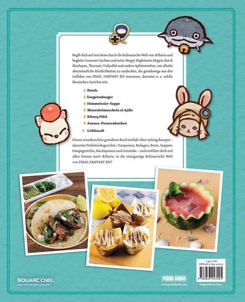 Produktbild: Das ultimative Final Fantasy XIV Kochbuch Band 2