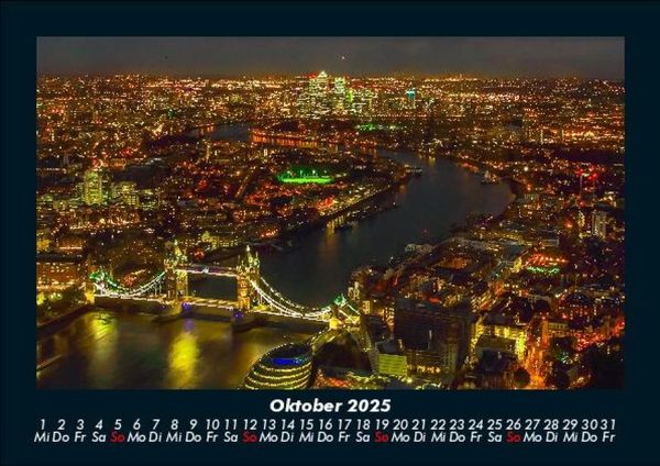Produktbild: London - Impressionen 2025 Fotokalender DIN A5