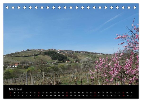 Produktbild: Weinidylle im S&uuml;dburgenland (Tischkalender 2026 DIN A5 quer), CALVENDO Monatskalender