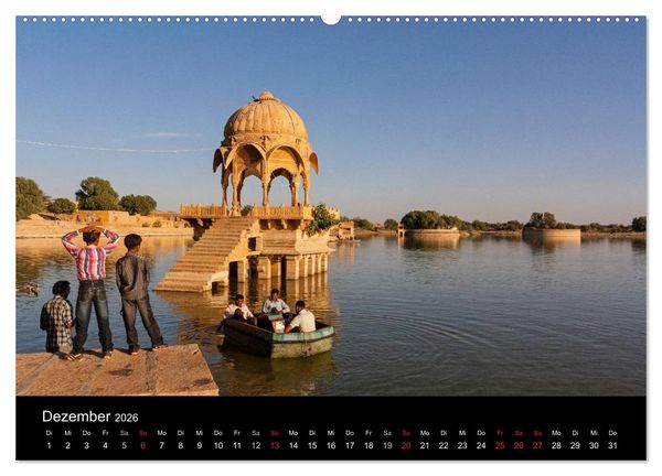 Produktbild: Indien, vom Taj Mahal zur W&uuml;ste Thar (Wandkalender 2026 DIN A2 quer), CALVENDO Monatskalender