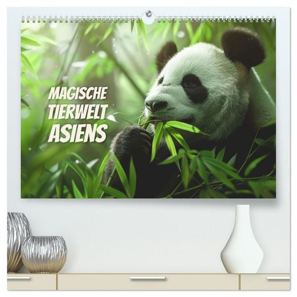 Produktbild: Magische Tierwelt Asiens (hochwertiger Premium Wandkalender 2026 DIN A2 quer), Kunstdruck in Hochglanz