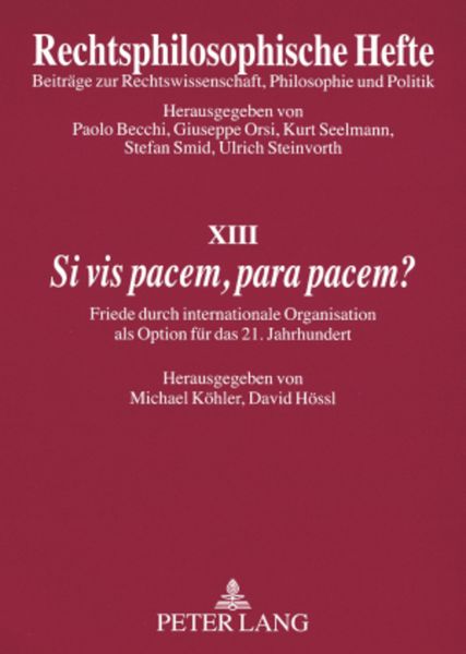 Produktbild: &laquo;Si vis pacem, para pacem?&raquo;