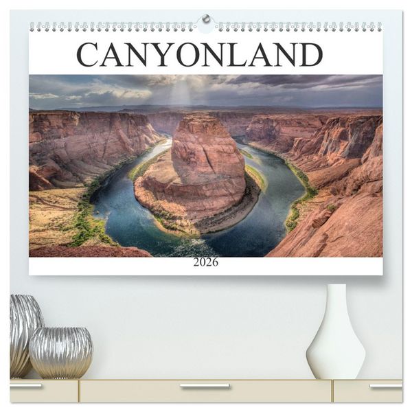 Produktbild: CANYONLAND, USA (hochwertiger Premium Wandkalender 2026 DIN A2 quer), Kunstdruck in Hochglanz