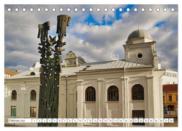 Produktbild: Synagogen im Baltikum (Tischkalender 2026 DIN A5 quer), CALVENDO Monatskalender