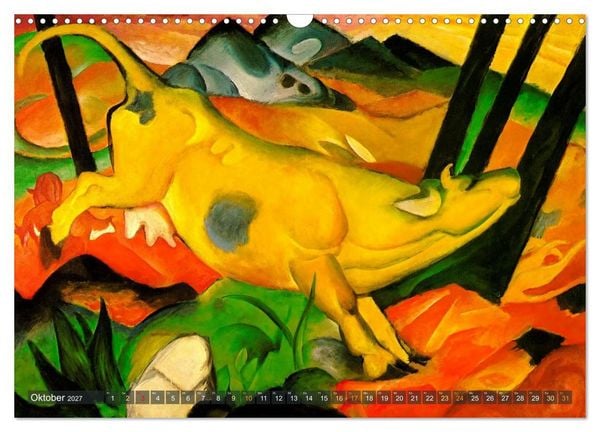 Produktbild: Expressionistische Tierwelten (Wandkalender 2027 DIN A3 quer), CALVENDO Monatskalender