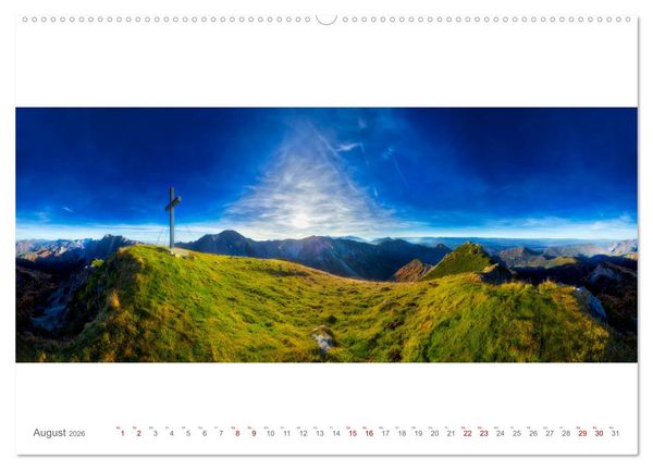 Produktbild: BergBlicke! (hochwertiger Premium Wandkalender 2026 DIN A2 quer), Kunstdruck in Hochglanz