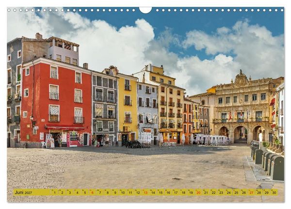 Produktbild: Die h&auml;ngenden H&auml;user von Cuenca (Wandkalender 2027 DIN A3 quer), CALVENDO Monatskalender