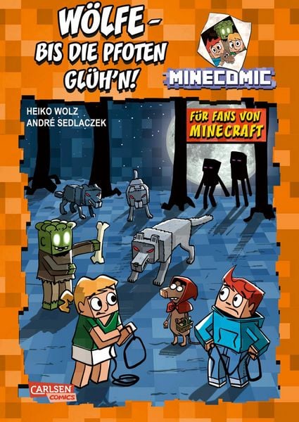 Produktbild: W&ouml;lfe &ndash; bis die Pfoten gl&uuml;h'n! &ndash; Ein Comic f&uuml;r Fans von Minecraft