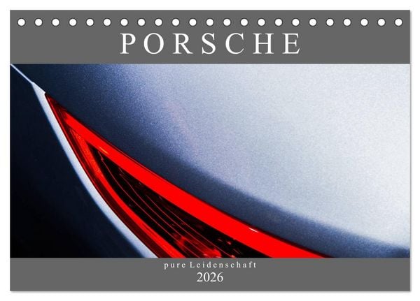 Produktbild: Porsche - pure Leidenschaft (Tischkalender 2026 DIN A5 quer), CALVENDO Monatskalender